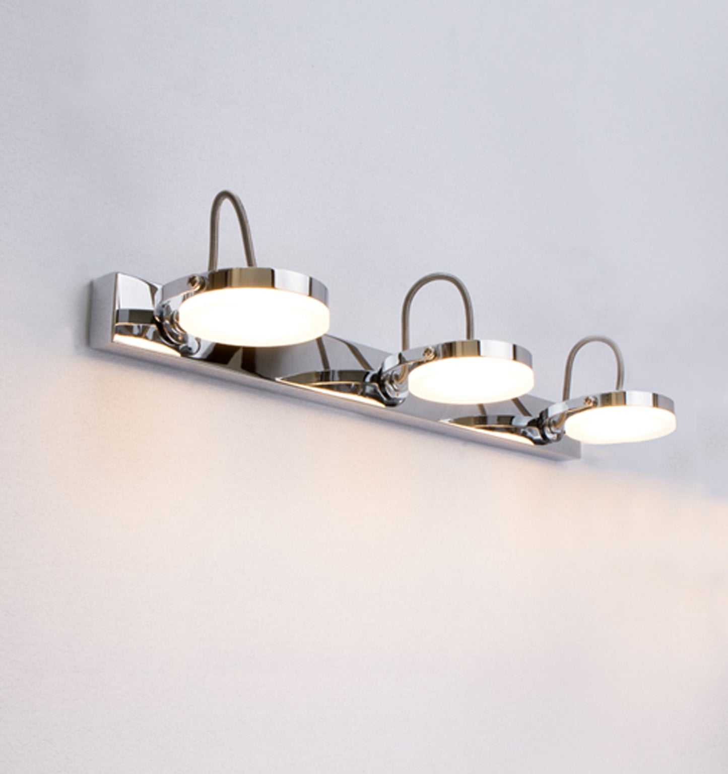 SEATTLE: City Series LED Interior Adjustable Long Bar Chrome Wall Light