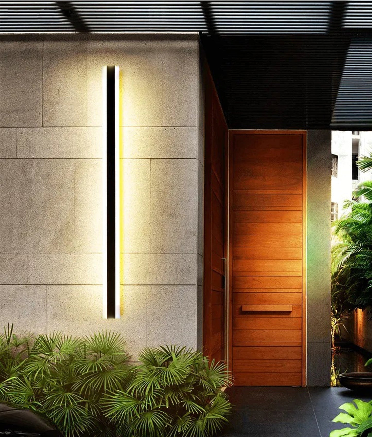 BANDA: LED Tri-CCT Rectangular with Frosted Diffuser Wall Lights IP65
