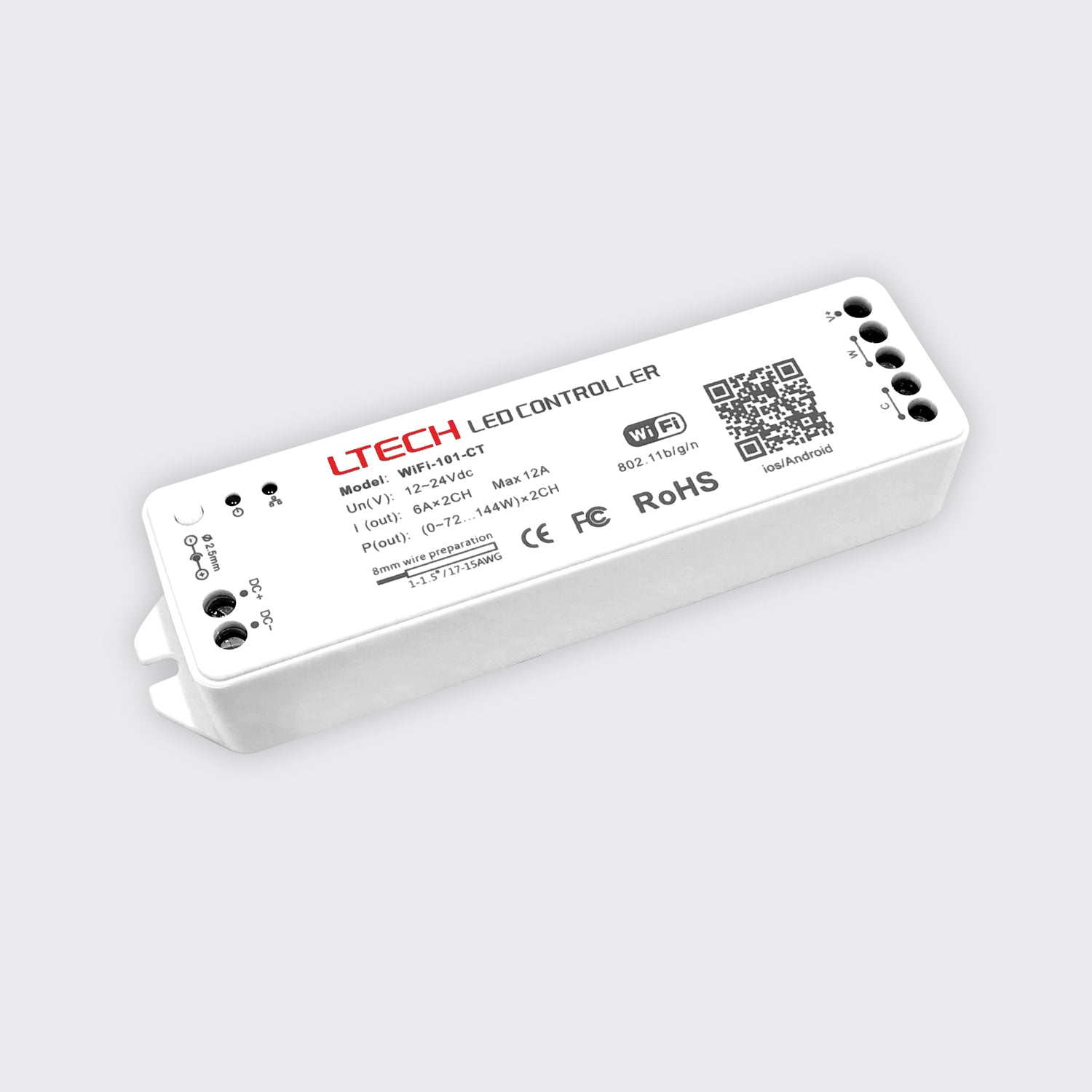 2 × 6A CT LED Ribbon Controller Wifi