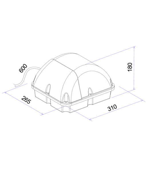 LED Exterior Bulkhead Light IP65 IK10