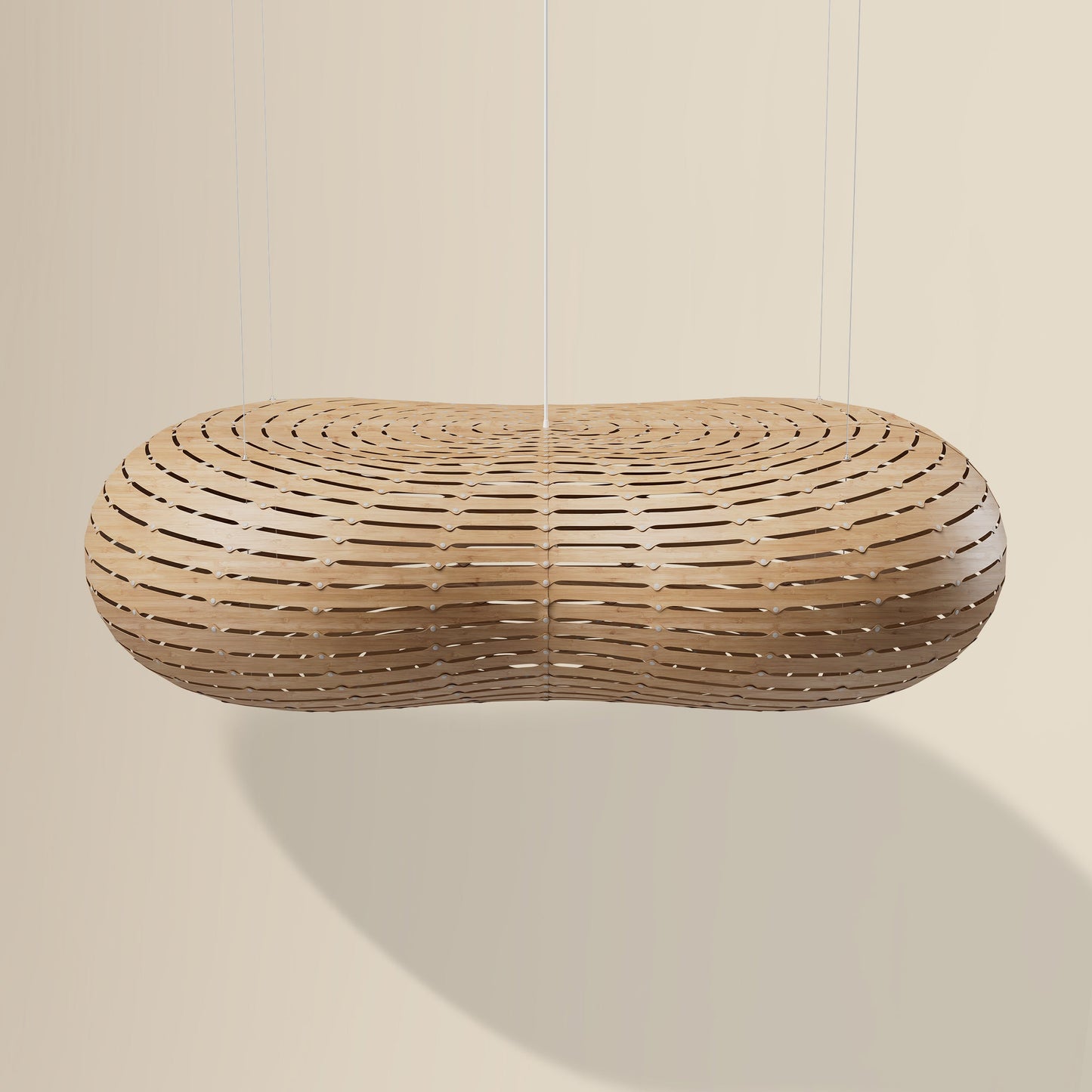 Cloud pendant light by David Trubridge