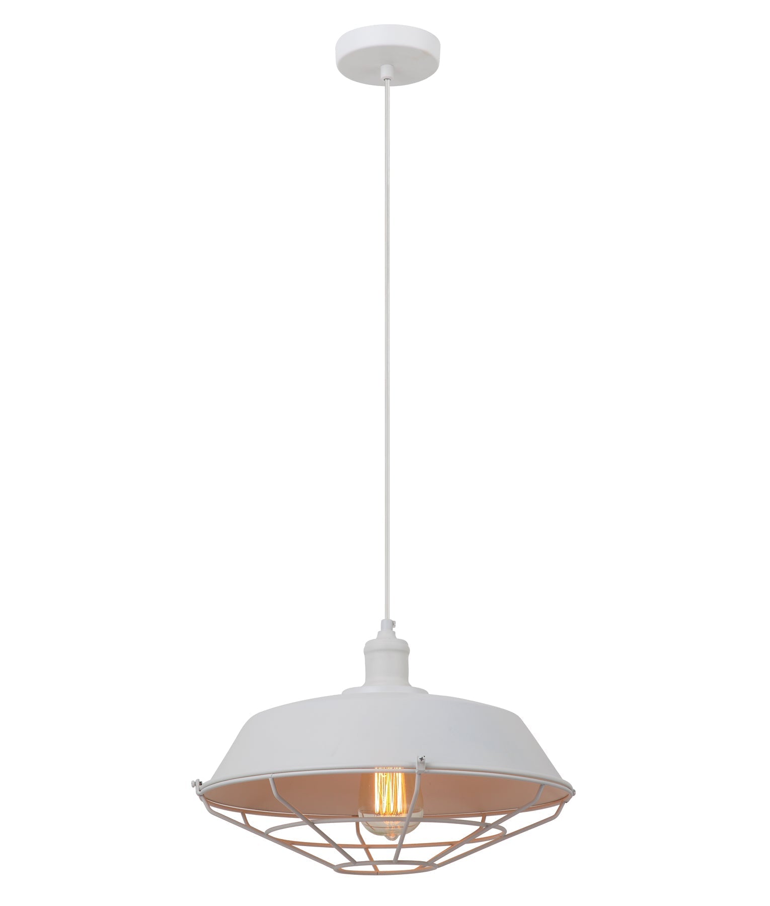 MATRIX: Industrial Iron Dome & Cage Pendant Lights