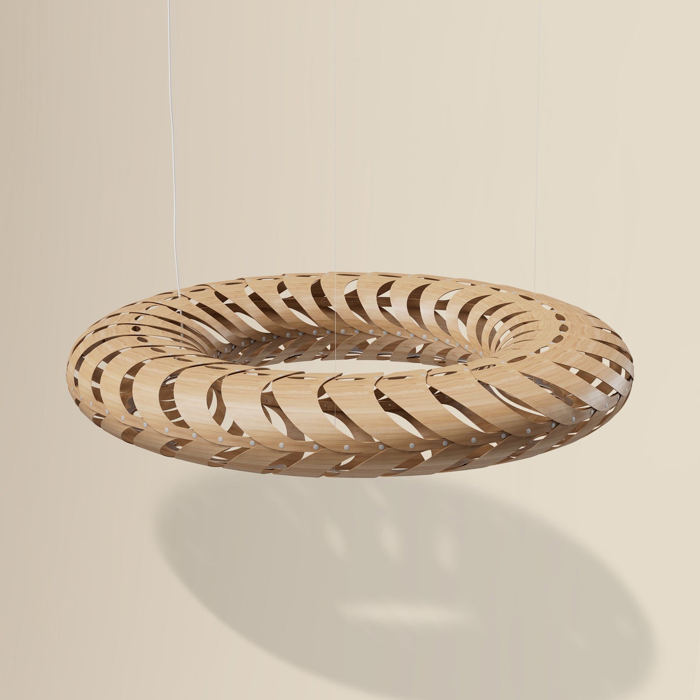 Maru pendant light by David Trubridge