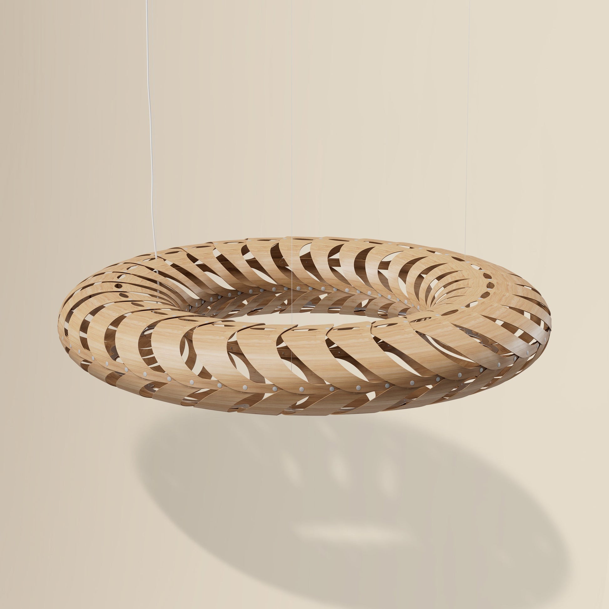 Maru pendant light by David Trubridge
