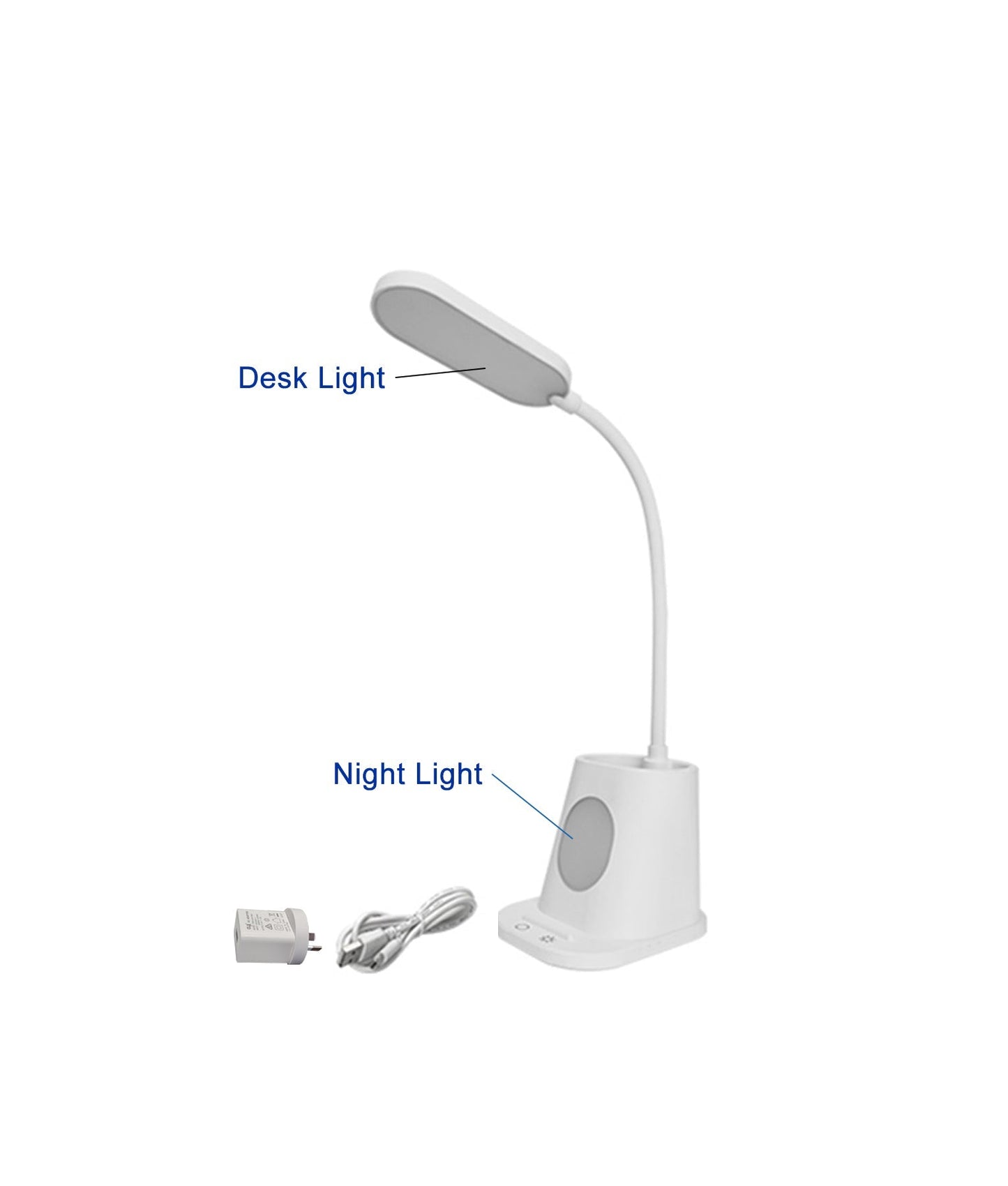 PENMATE: LED Rechargeable Portable Functional Touch Table Lamp