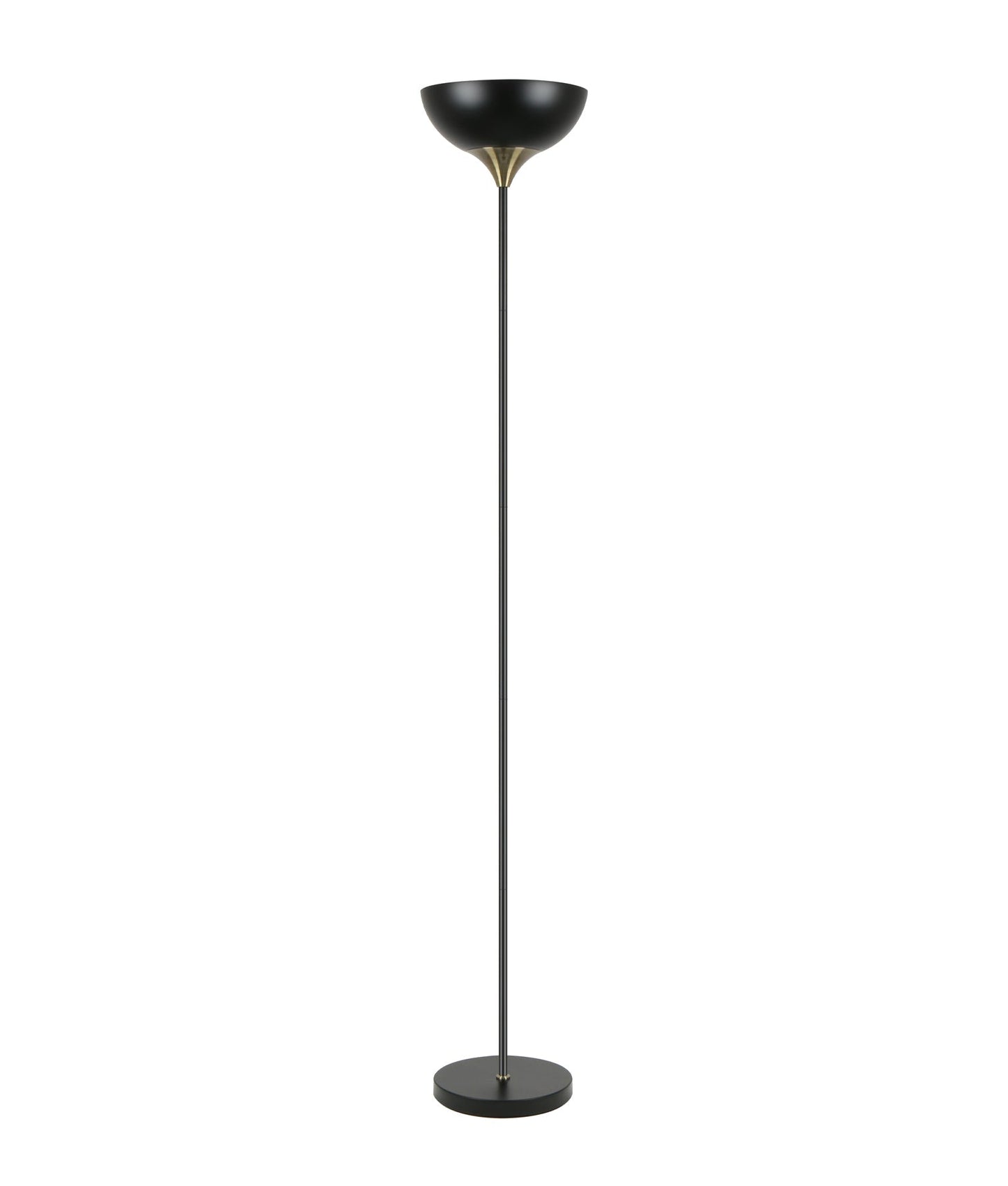 PROGETTO: Iron Matte Black / White Up Light Floor Lamps