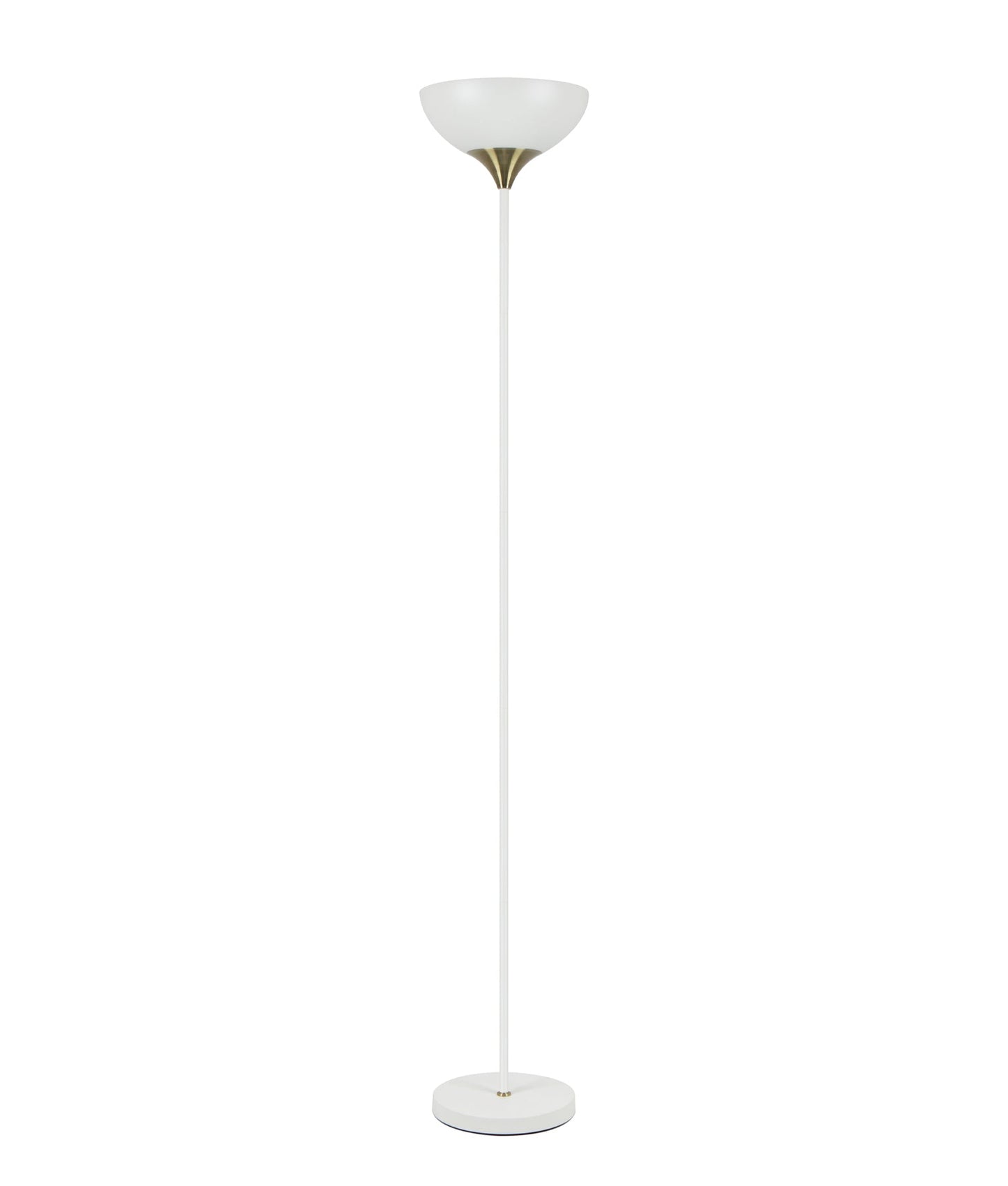 PROGETTO: Iron Matte Black / White Up Light Floor Lamps