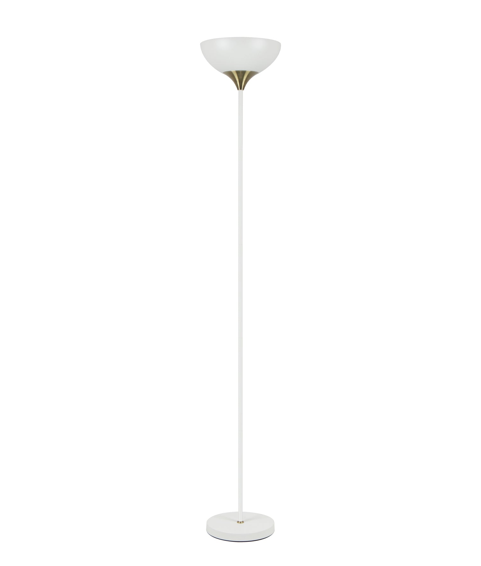 PROGETTO: Iron Matte Black / White Up Light Floor Lamps