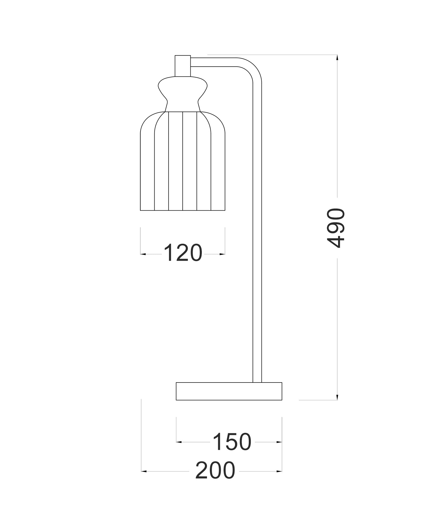 SINO: Interior Ellipse Clear Glass Shade Marble Base Table Lamps