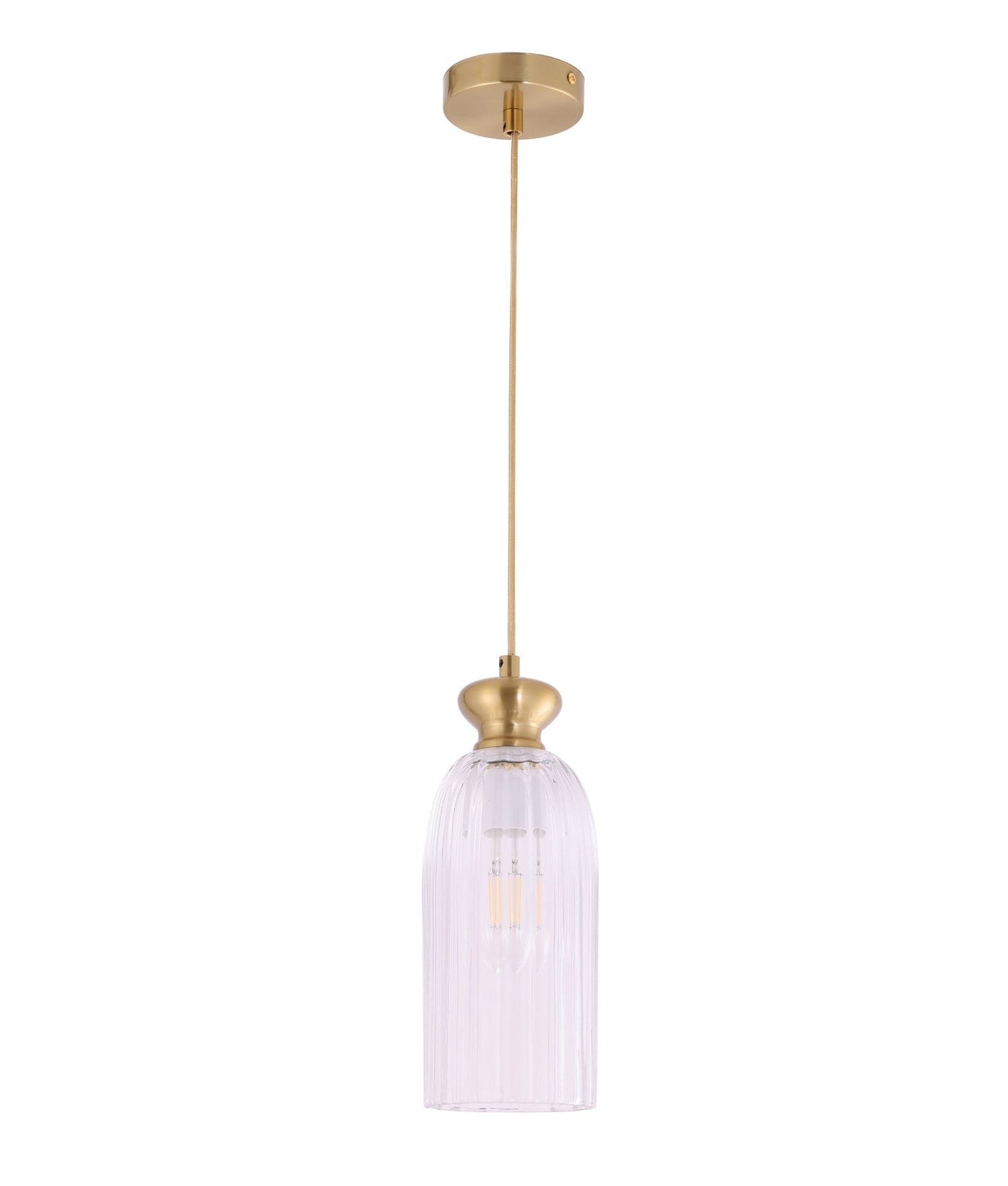SINO: Interior Ellipse Clear Glass Shade Pendant Lights