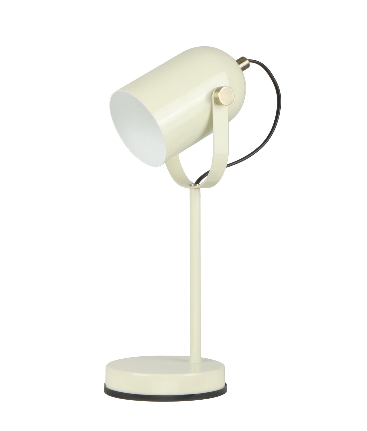 TAZZA: Ellipse Shade with Antique Brass Highlight Table Lamps