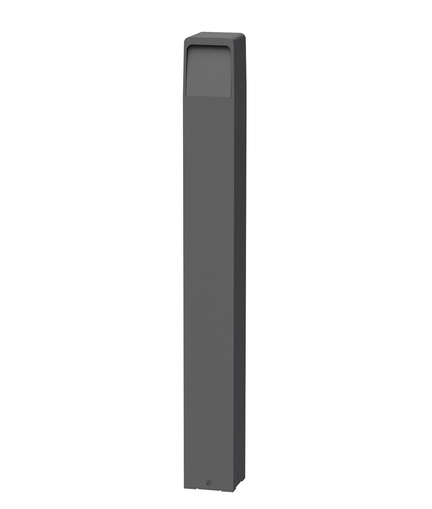 TOREN: LED Tri-CCT Surface Mounted Dark Grey Bollard Light IP65