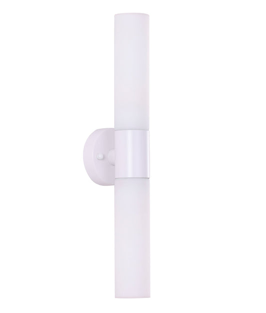 VARA: Interior Tubular Up/Down Opal Glass Wall Lights