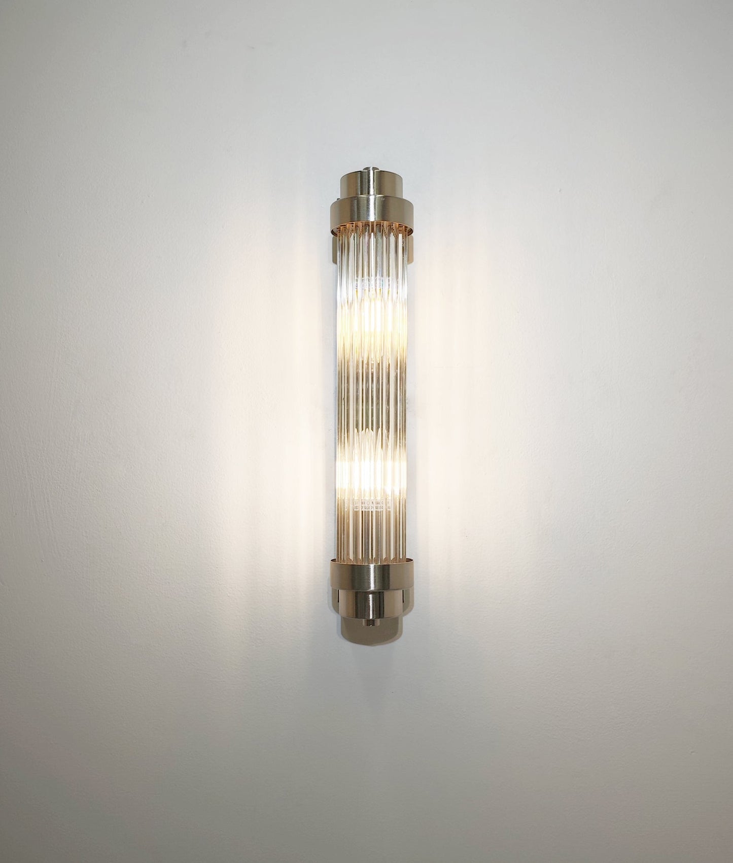 VARILLAS: Interior Up/Down Clear Glass Rod Wall Lights