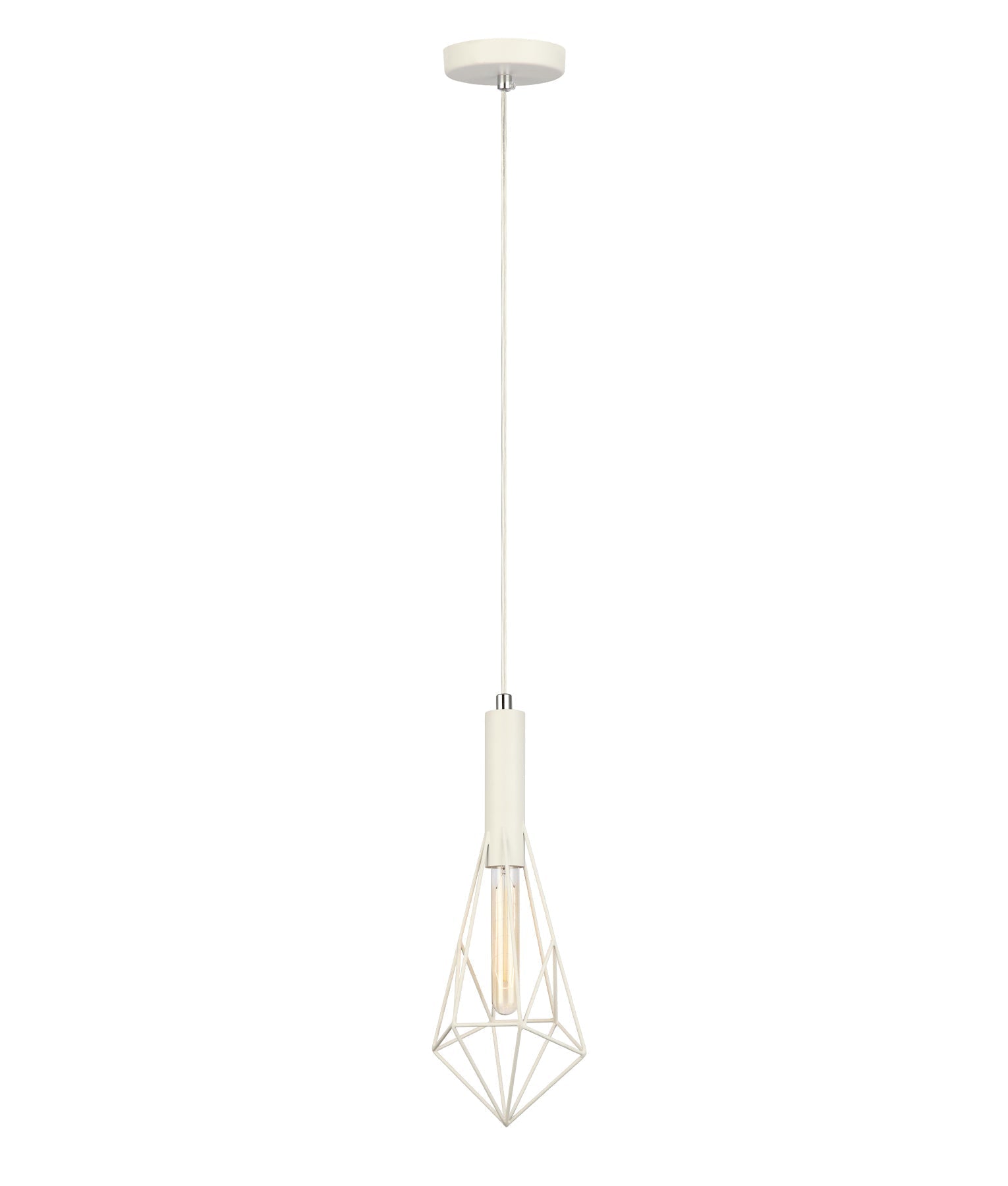 BLACKBAND & WHITEBAND Small Diamond Shape Bird Cage Pendant Lights