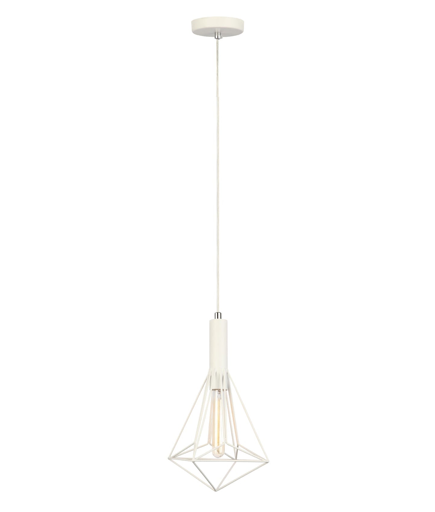 BLACKBAND & WHITEBAND: Diamond Shape Bird Cage Pendant Lights